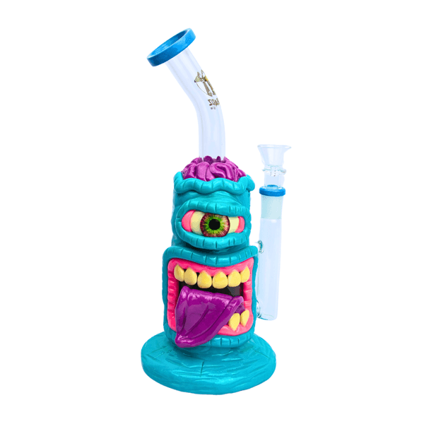 Bong de Vidro Abduzido Gold Line Medio Monster Tongue Azul 35011.png